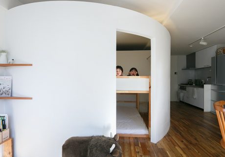 タマゴのような空間築60年のマンションを大胆にリノベーション タマゴのような空間築60年のマンションを大胆にリノベーション