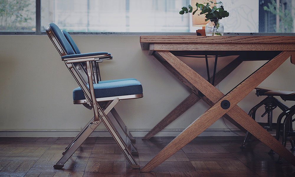 CLARIN FOLDING CHAIR  古き良き アメリカの折畳椅子