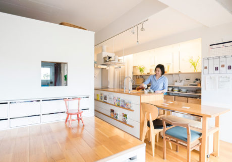 3人で暮らす37㎡ワンルームどこにいても家族とつながる光と風の抜ける部屋 3人で暮らす37㎡ワンルームどこにいても家族とつながる光と風の抜ける部屋