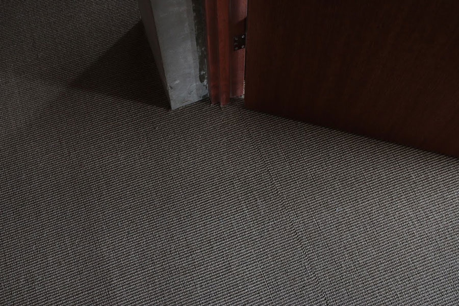 床材はサイザル麻のカーペットも選べる。リビングはフローリング、寝室はサイザル麻という使い分けも可能。