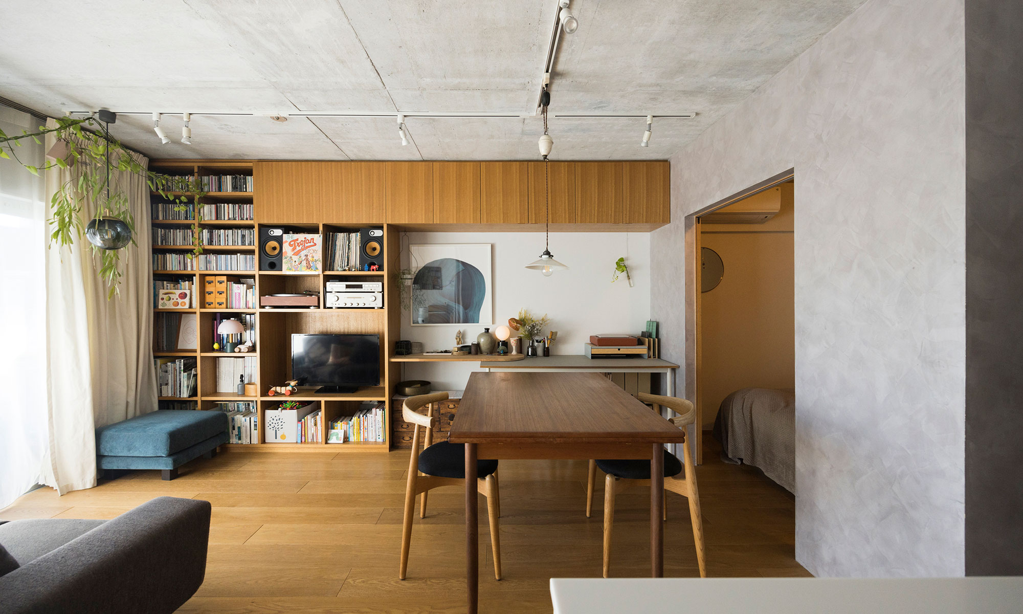 リフォーム済み物件を活かして 光と風が通り抜ける可変性のある