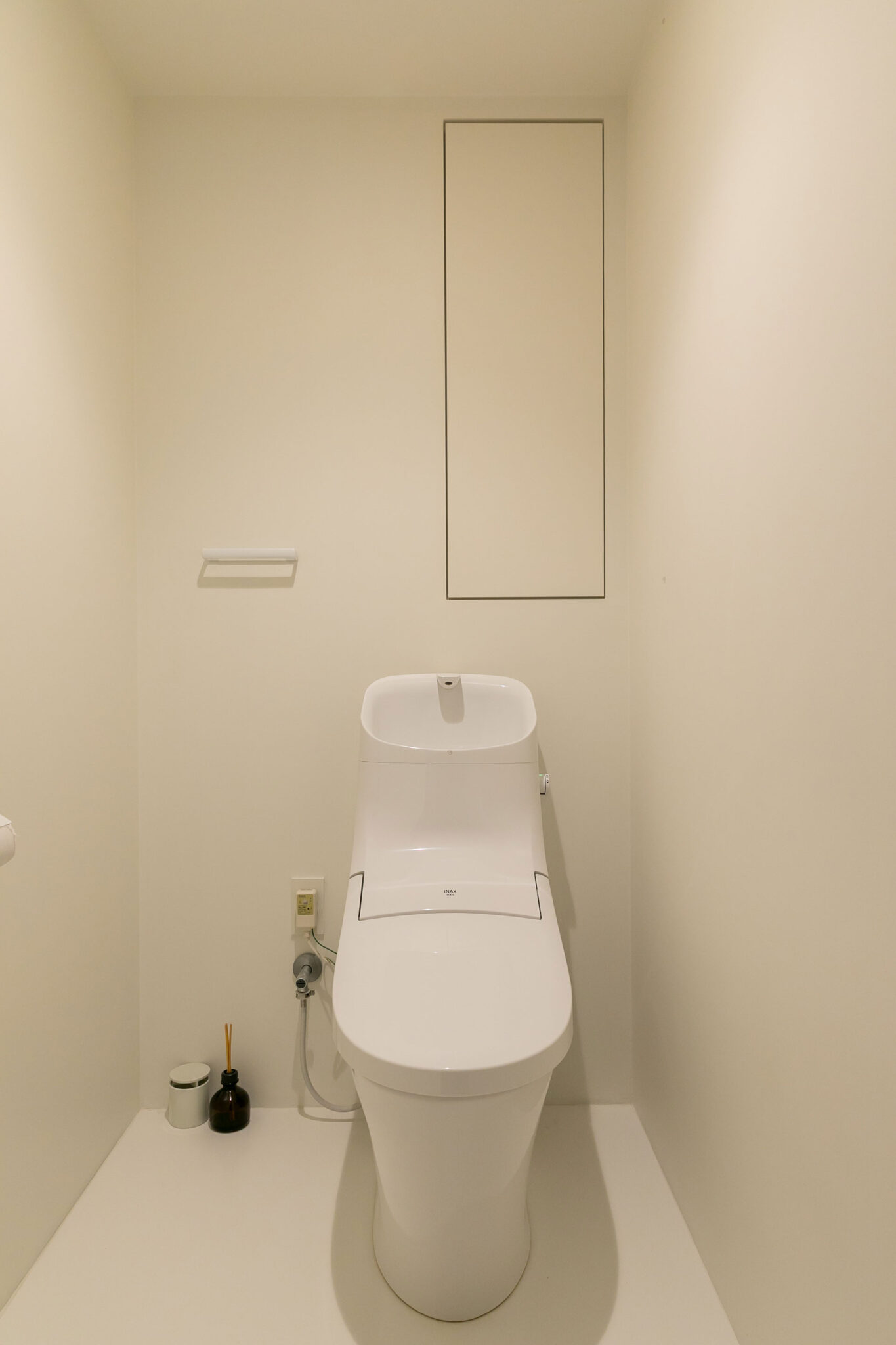 「トイレはゆったりと作りました。これから猫が飼いたいので、猫のトイレを置けるゆとりを確保しました」