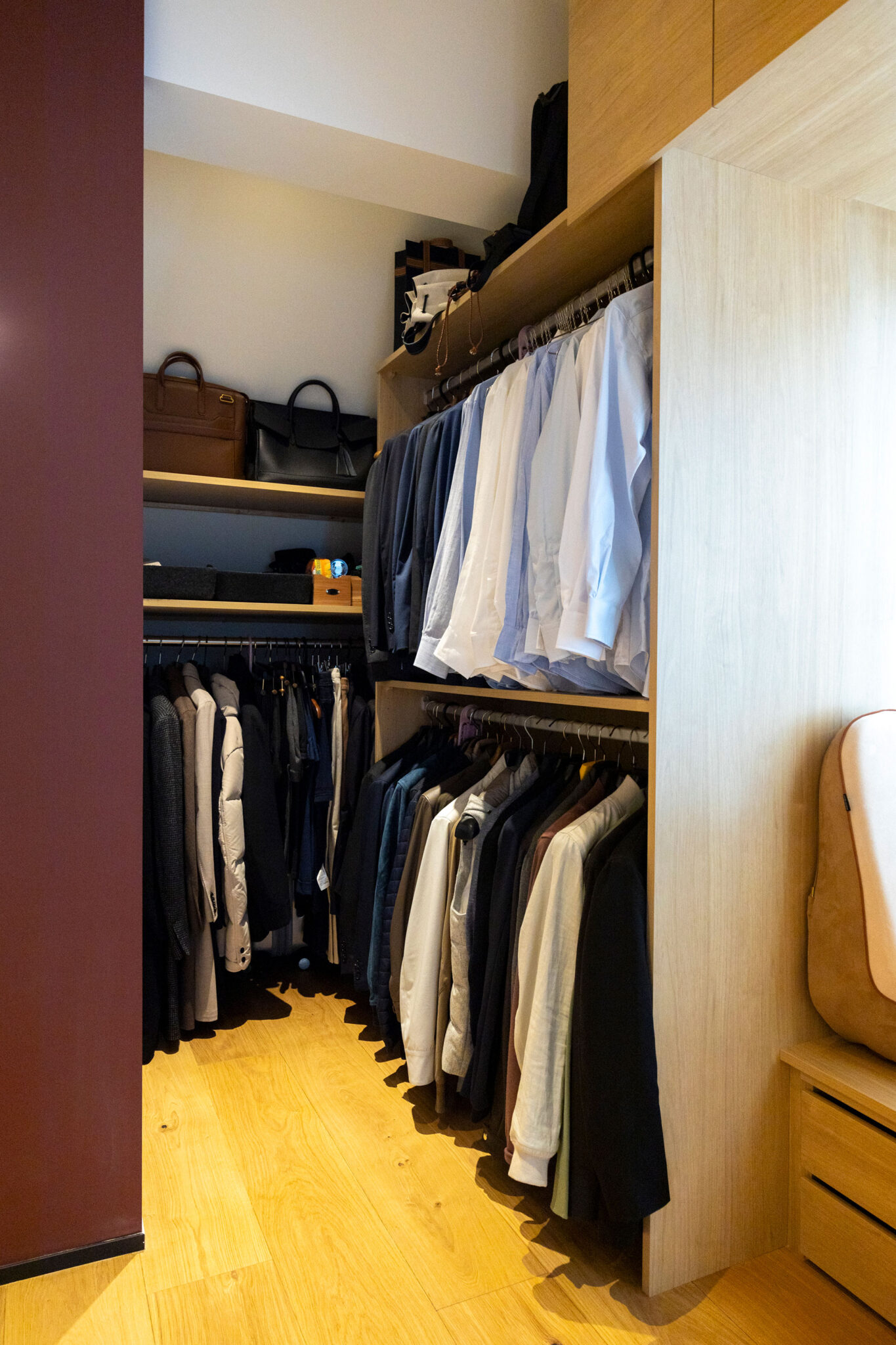 オープンに設けたWIC。