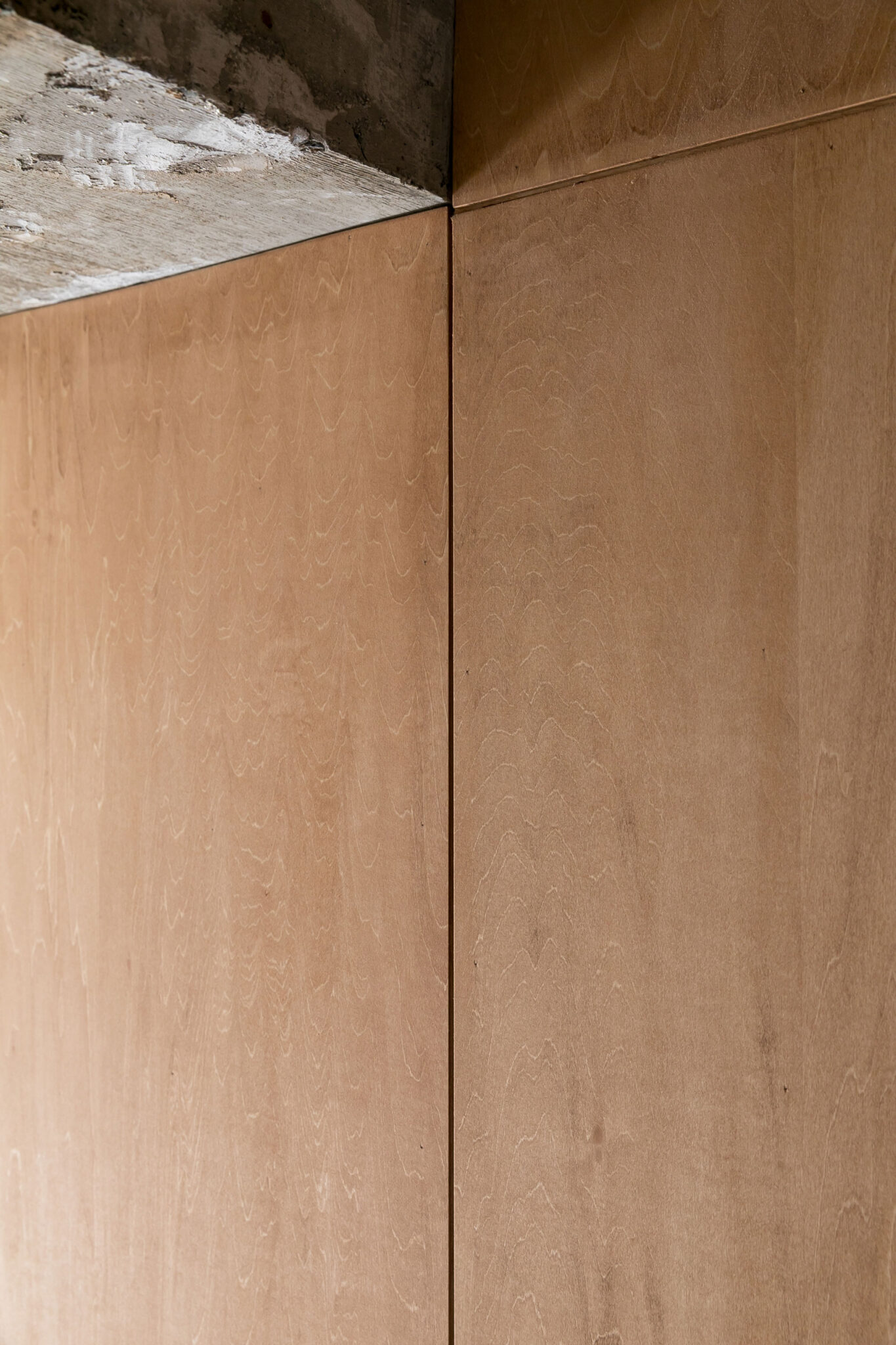 すかしばりにすることで、扉がわかりにくくすっきりとした見た目に。