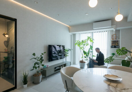 人生で3回目のリノベーション色や質感をていねいに重ねて統一感のある上質な空間に