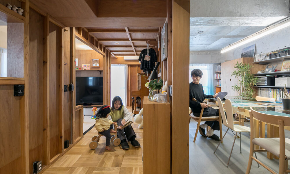 物語が生まれる家 クローゼットを家の中心に。 回遊する暮らし、育つ住まい